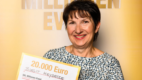 Gewinnerin des SKL Millionen-Events