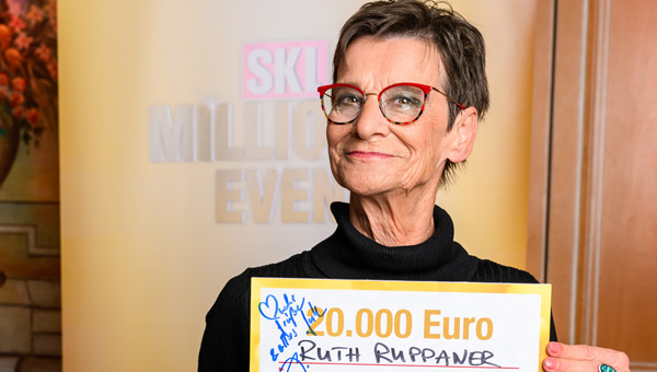 Gewinnerin des SKL Millionen-Events