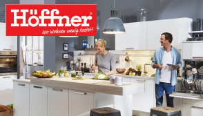 Voll ausgestattete Designerküche von Höffner