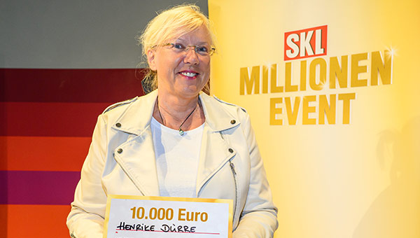 Gewinnerin des SKL Millionen-Events