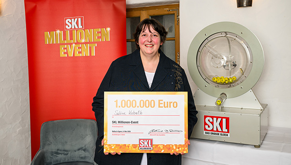 Gewinnerin des SKL Millionen-Events