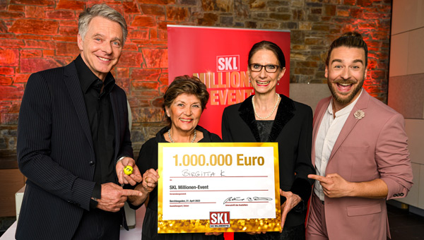 Gewinnerin des SKL Millionen-Events