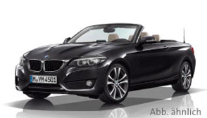 BMW 2er Cabrio in schwarz