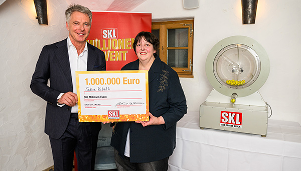 Gewinnerin des SKL Millionen-Events