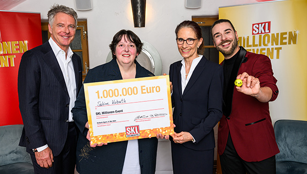 Gewinnerin des SKL Millionen-Events